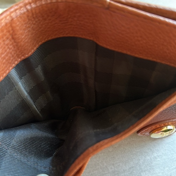 Like New Burberry Nova Check Compact Wallet with Buckle - Picture 6 of 7